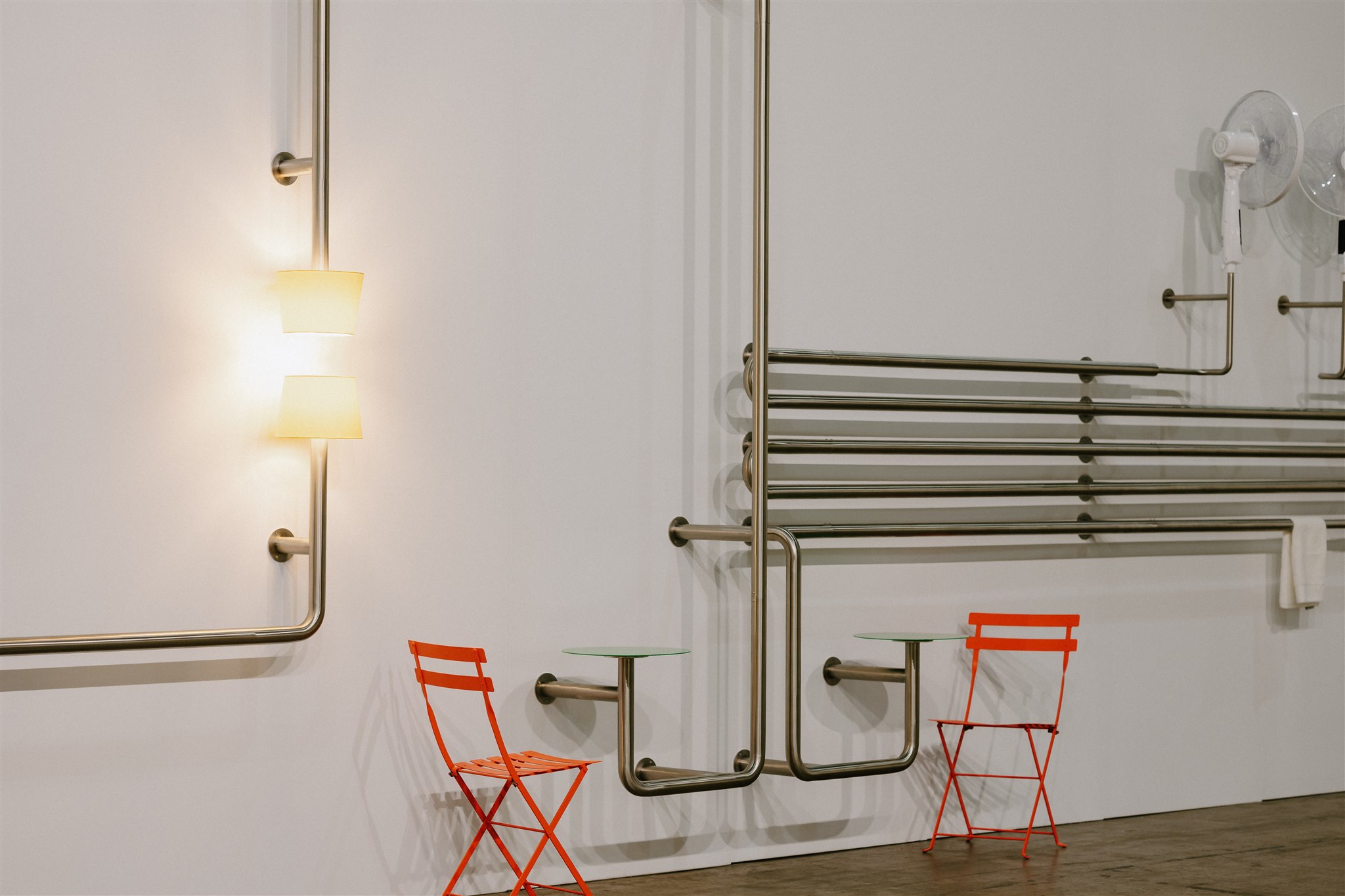 Yona Lee, Smart Sculpture, installation view. Commissioned by Melbourne Art Foundation in partnership with Govett Brewster Art Gallery | Len Lye Centre and supported by Artwork Transport.